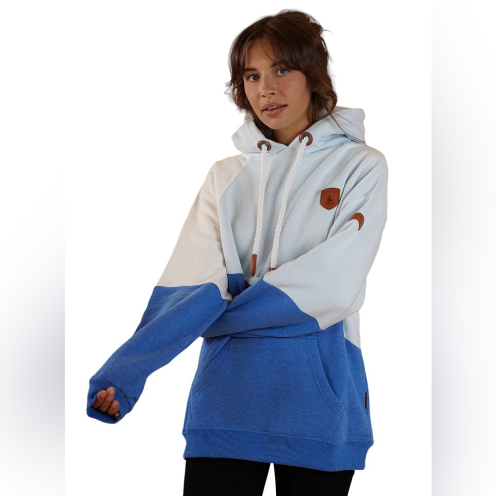 NWT Wanakome Corey Color Block Hoodie - Picture 2 of 5